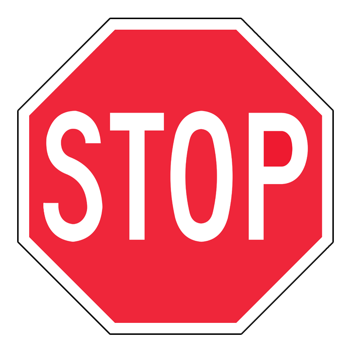 RA-1 STOP Sign, 24 x 24
