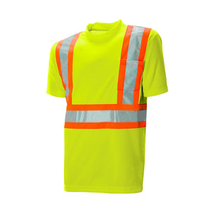 WASIP Short Sleeve Polyester Safety Shirt, Green
