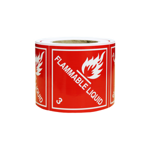 Accuform DOT Hazard Class 3 Adhesive Placards - Flammable Liquid