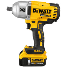 Load image into Gallery viewer, Dewalt 20V MAX* XR® 1/2&quot; High Torque Impact Wrench w/ Detent Pin Anvil Kit, 5.0AH
