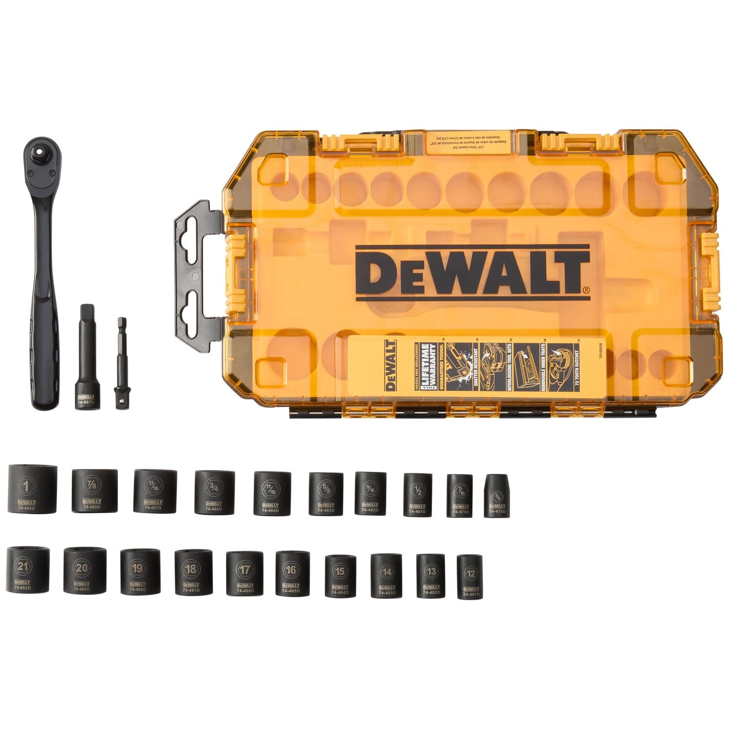 Dewalt drill socket discount set