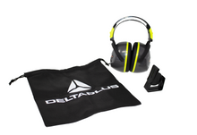 Load image into Gallery viewer, Delta Plus Interlagos Earmuffs Kit, Grey with Fluorescent Yellow
