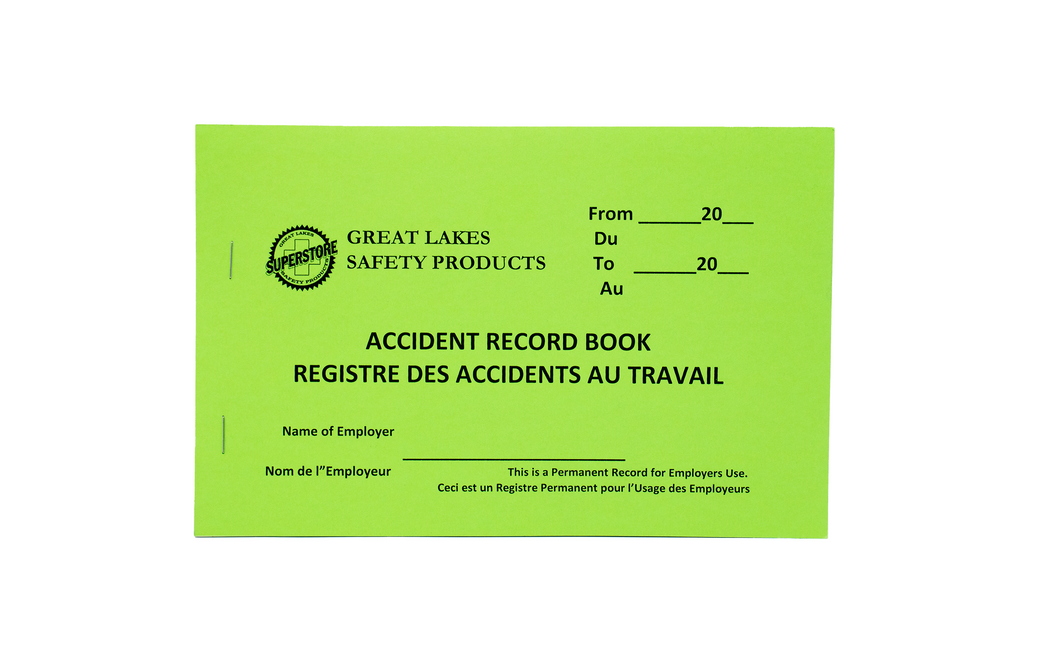 GLS Work Accident Record Book