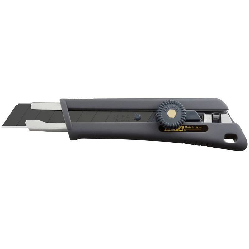OLFA 18mm Rubber Grip Ratchet-Lock Utility Knife