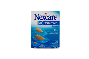 Nexcare Waterproof Bandages Clear 30 Pack