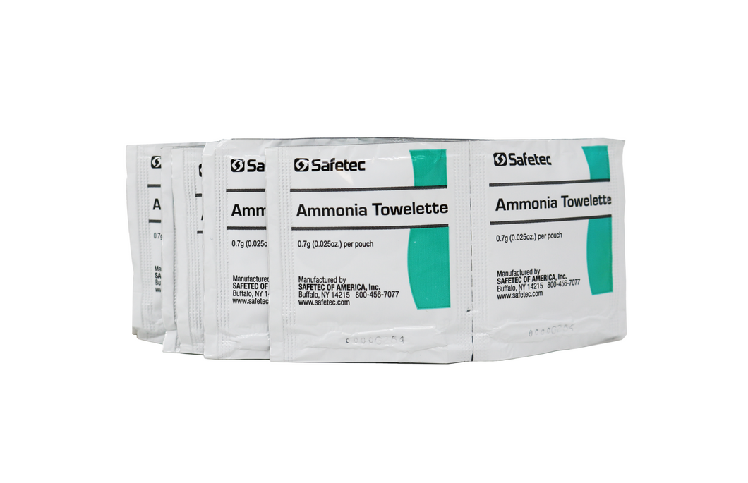 Safetec Ammonia Inhalant Pads 10 Pack