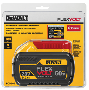 Dewalt 20V/60V MAX Flexvolt 9.0 AH Battery