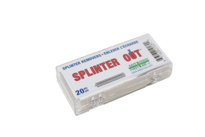 SafeCross First Aid Splinter Out In Plastic Case - Qty: 20