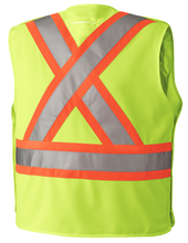 Load image into Gallery viewer, Tuff Grade High Vis 5 Point Tearaway Safety Vest, Green
