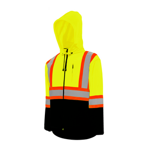 WASIP Hi-Vis Soft Shell Jackets with Detachable Hood