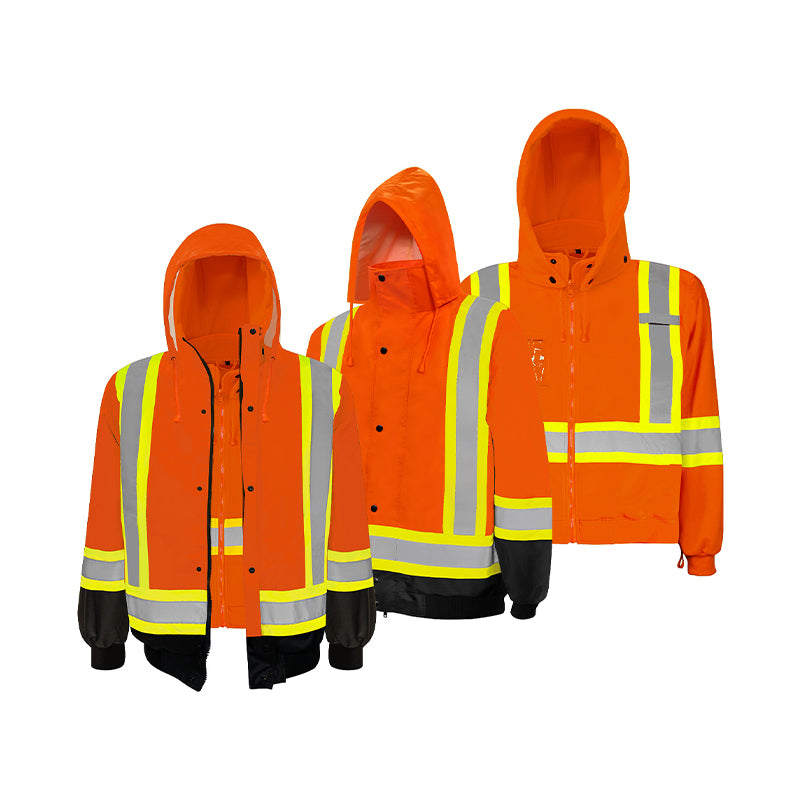 WASIP Hi-Vis 3-in-1 Winter Traffic Jackets – Great Lakes Supply