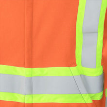 Load image into Gallery viewer, Pioneer Hi-Vis Flame Resistant Heavyweight Traffic Hoodie, Orange
