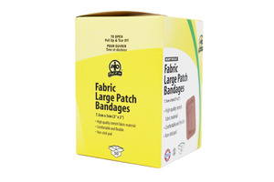 WASIP Fabric Large Patch Bandages (7.5cm x 5cm)