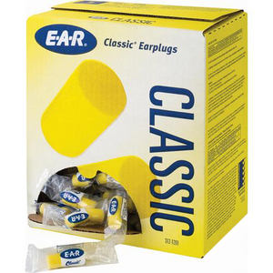3M E-A-R Classic™ Earplugs 312-1201 Uncorded, 200/Box